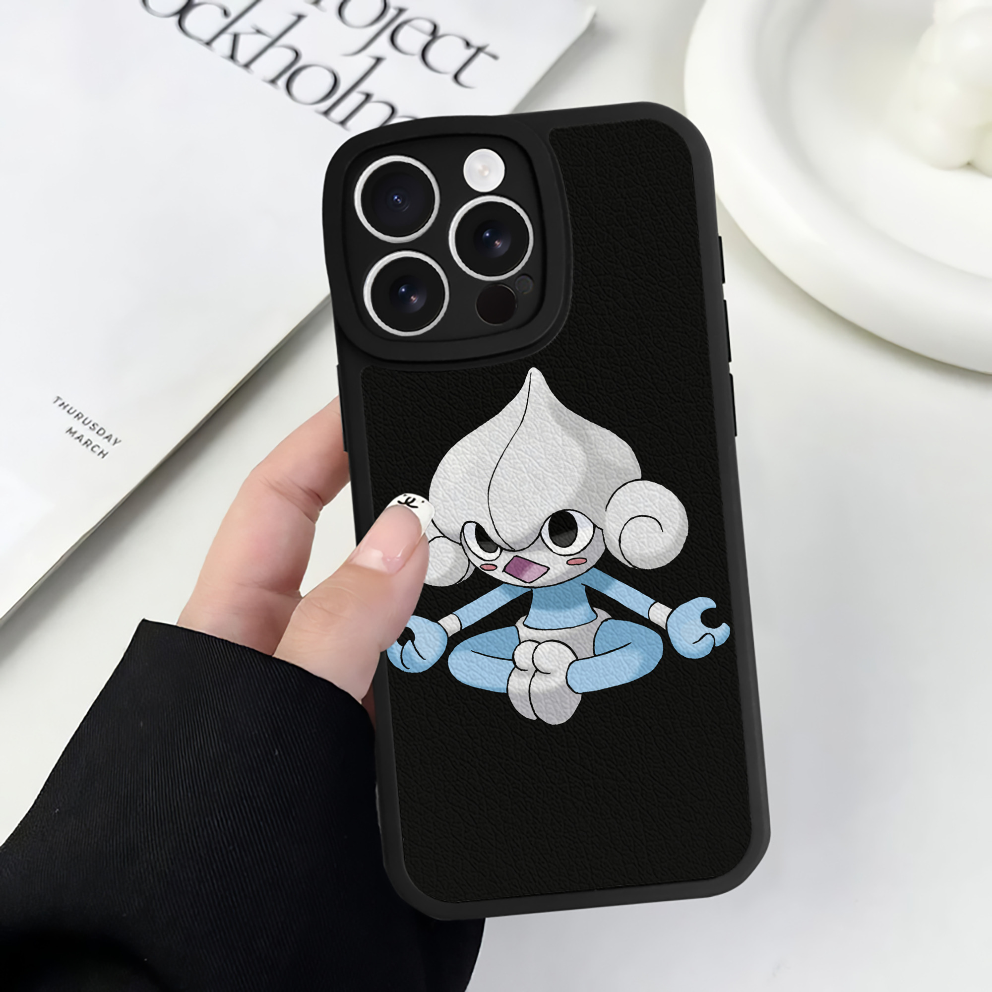（画像用） ポケットモンスター Pokémon 【iPhone 16シリーズ対応】シリコンスマホケース（レザー調） 材質：シリコン